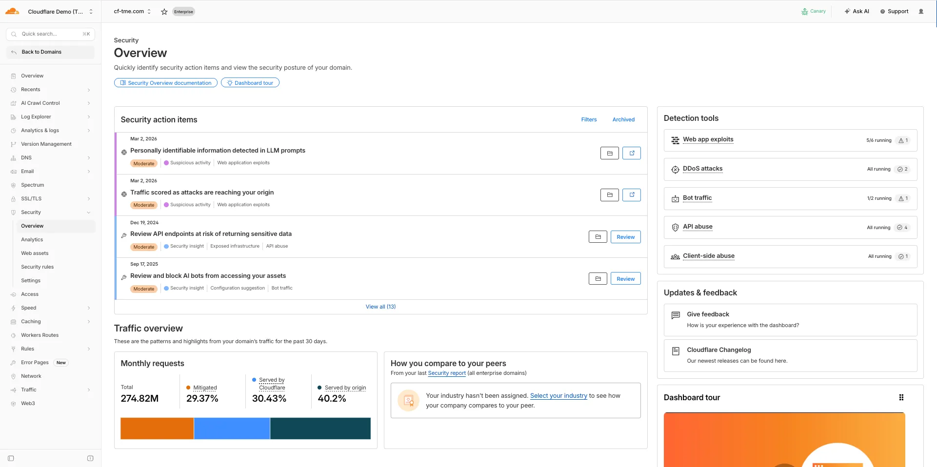 New Security Overview UI